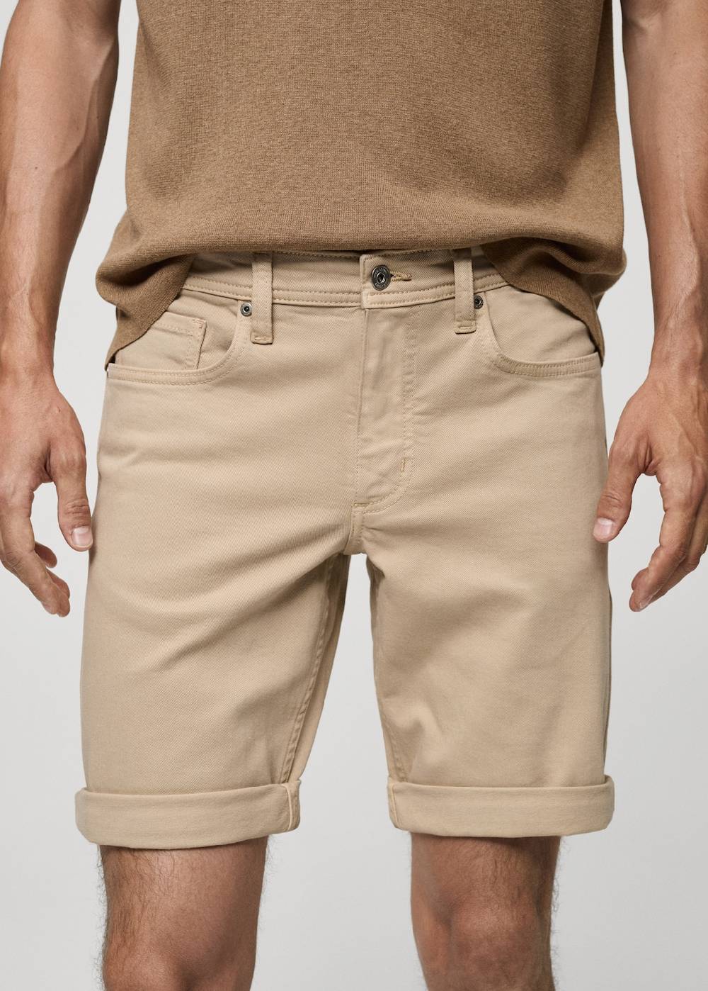Mango Slim Fit-Jeans-Bermudashorts Rabatte dieses Monats