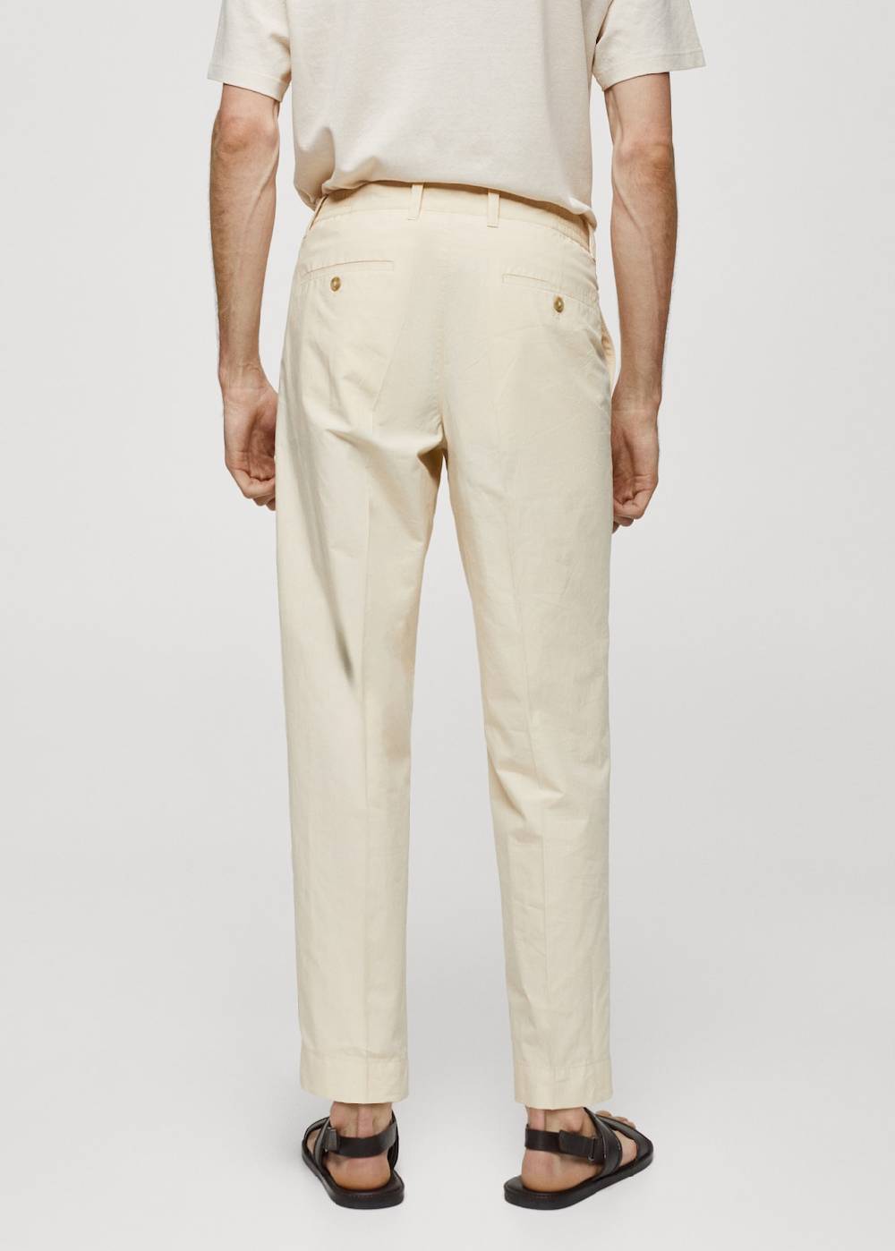Mango Slim-Fit-Hose aus 100 % Baumwolle 2025