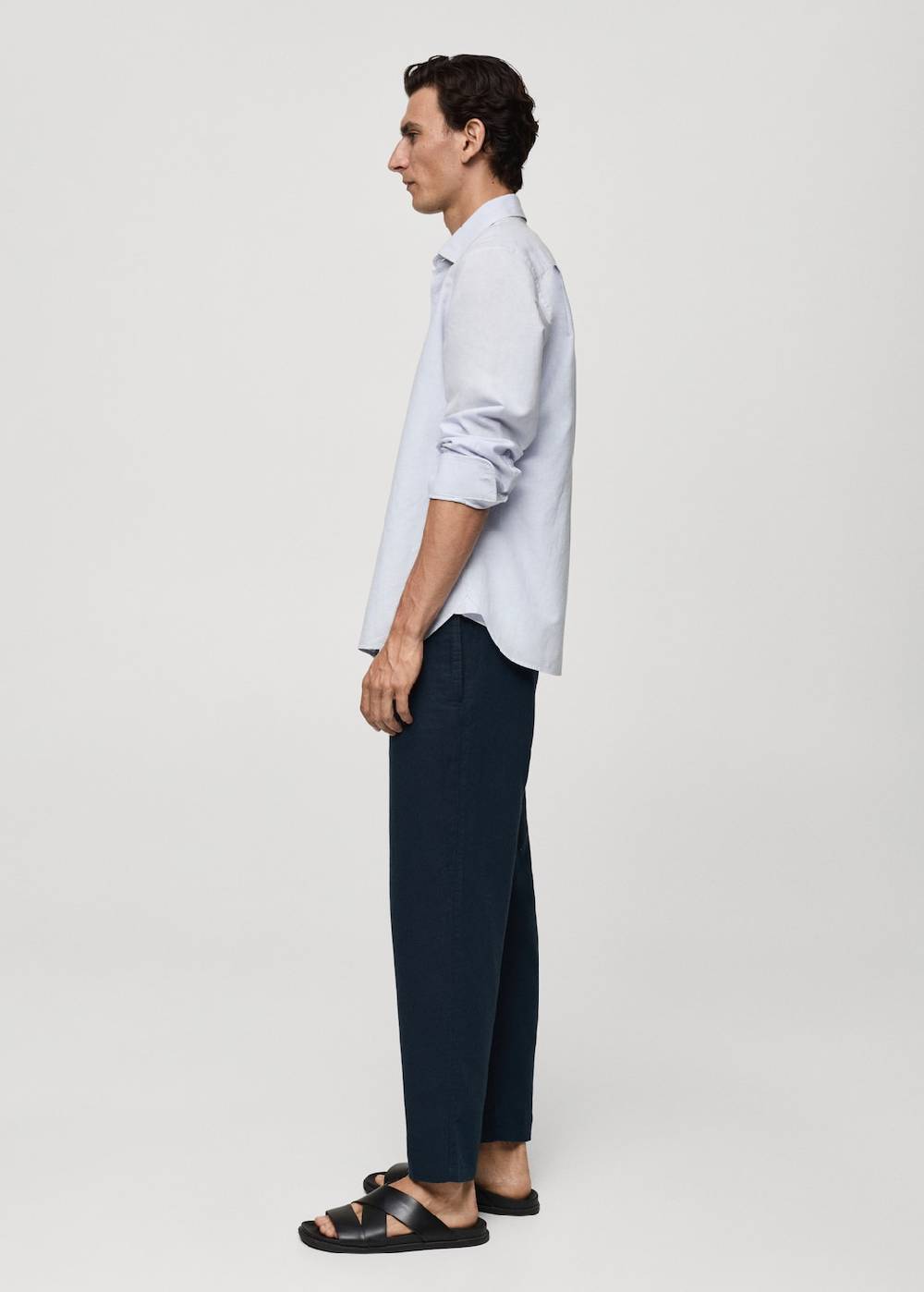 Mango Classic Fit-Leinenhemd Online