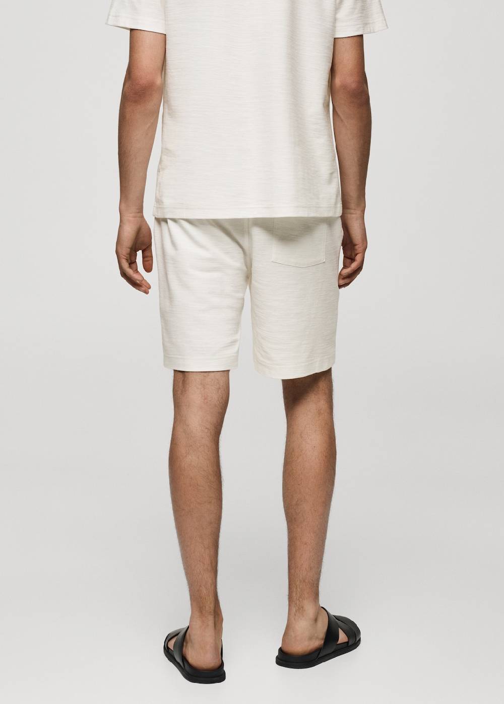 Mango Baumwoll-Bermudashorts mit Kordelzug Angebote