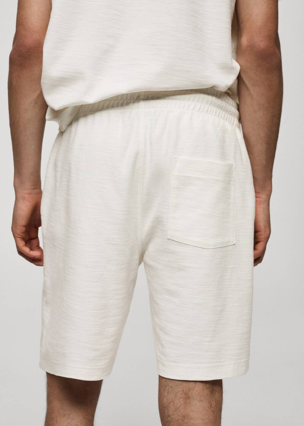 Mango Baumwoll-Bermudashorts mit Kordelzug Angebote