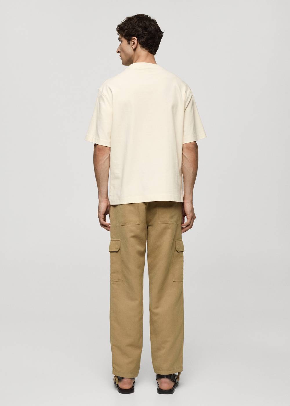 Mango T-Shirt aus 100 % Baumwolle mit Tasche Hotsell