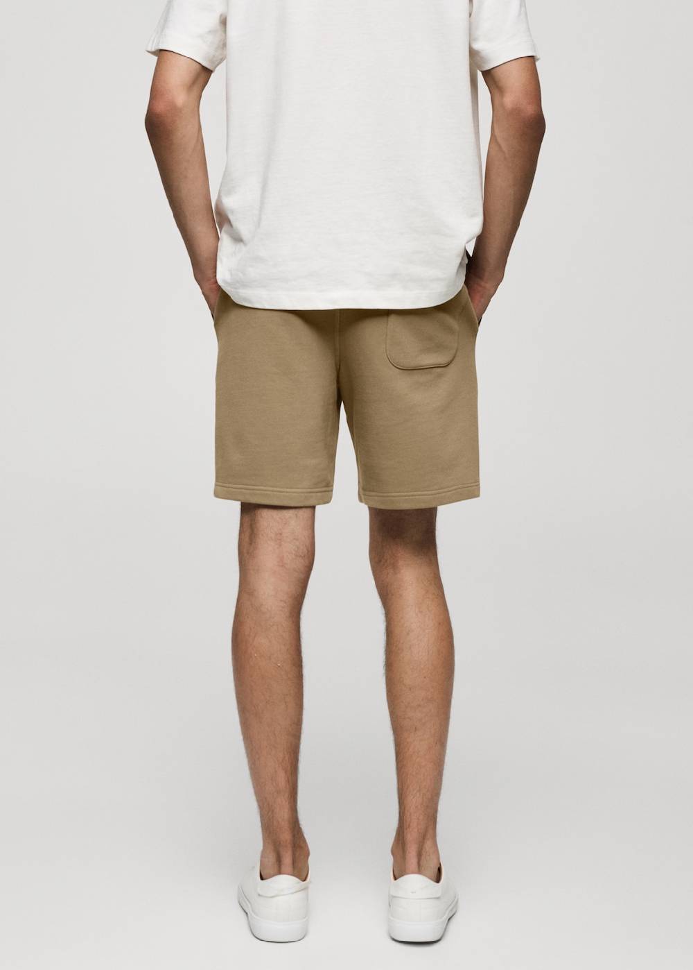 Mango Bermudashorts im Jogger-Stil aus Baumwolle Günstiger Verkauf