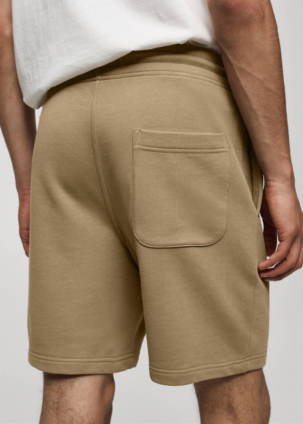 Mango Bermudashorts im Jogger-Stil aus Baumwolle Günstiger Verkauf
