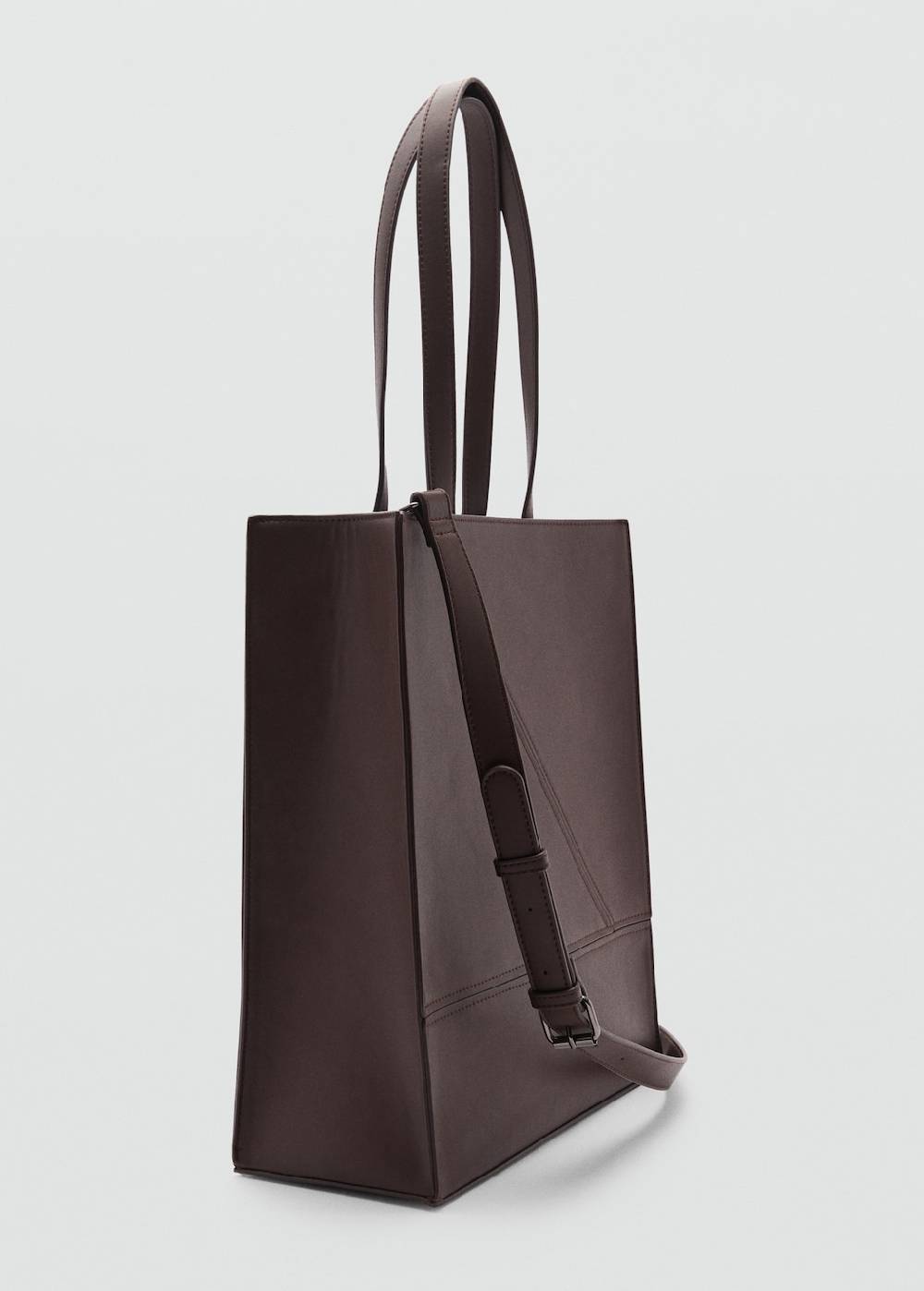 Mango Tote-Bag mit Leder-Effekt Fabrikverkauf