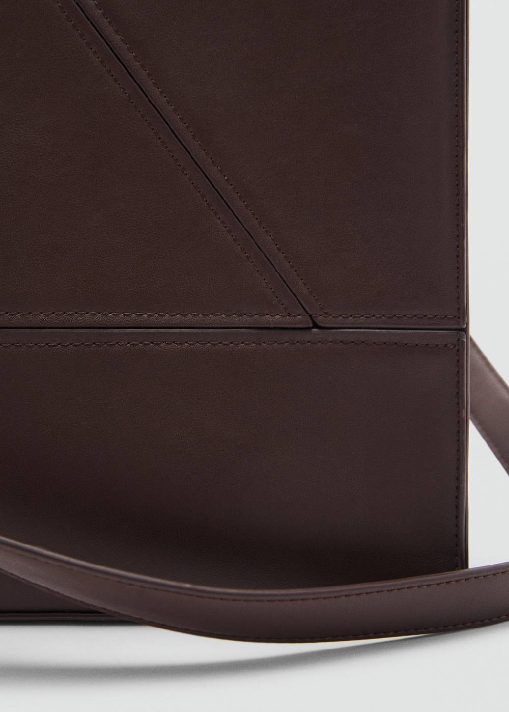 Mango Tote-Bag mit Leder-Effekt Meist gekauft