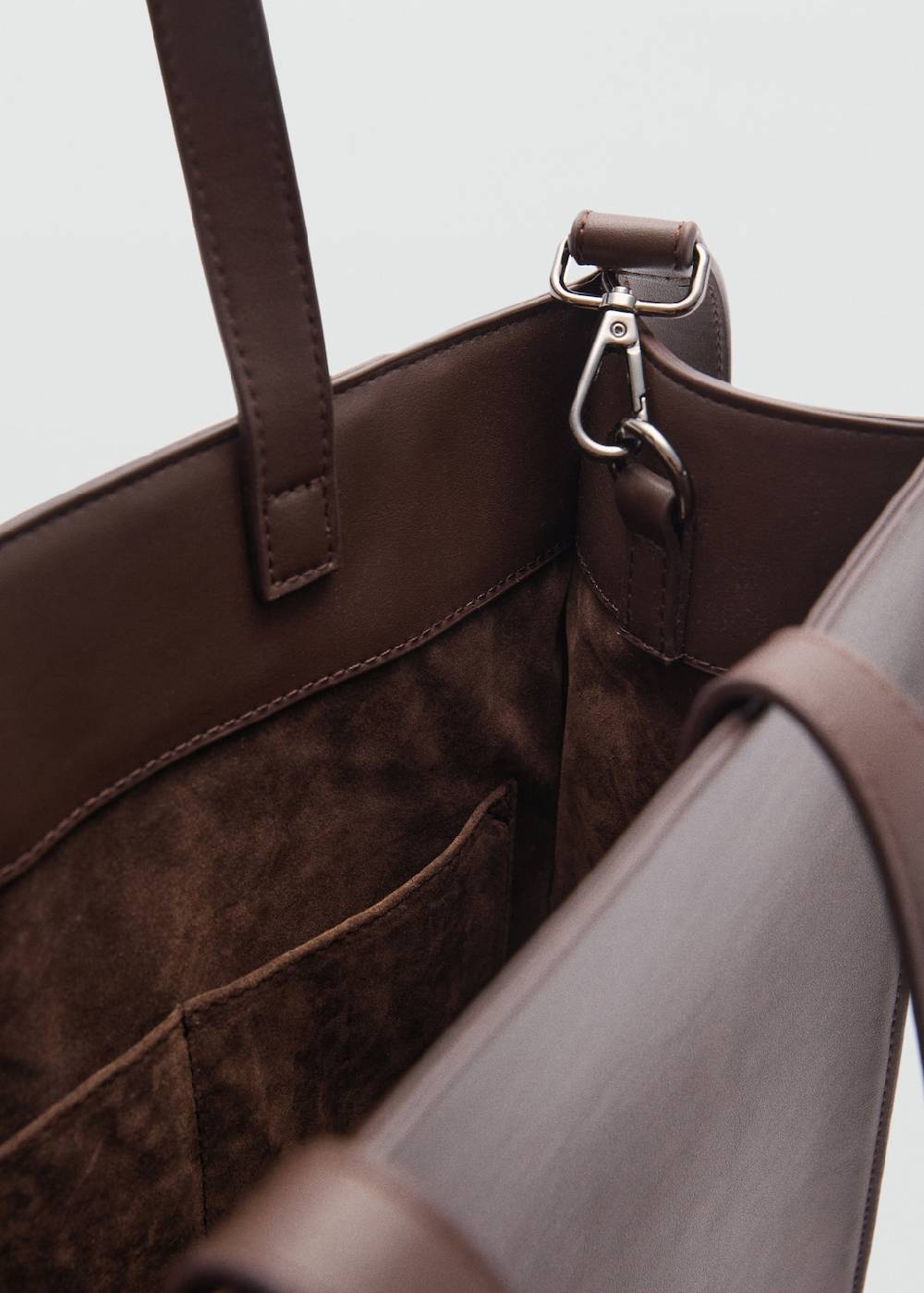 Mango Tote-Bag mit Leder-Effekt Meist gekauft