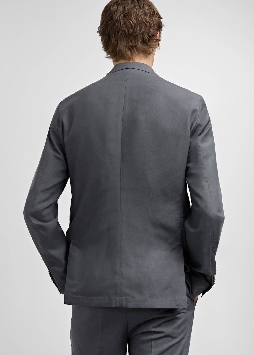 Mango Slim Fit-Anzugblazer aus Leinengemisch Kostenloser Versand