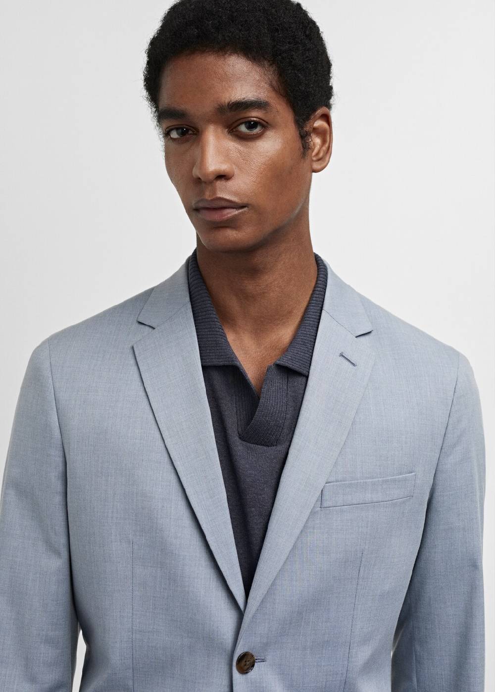 Mango Super Slim Fit-Anzugsakko aus Stretchgewebe Fabrikpreis