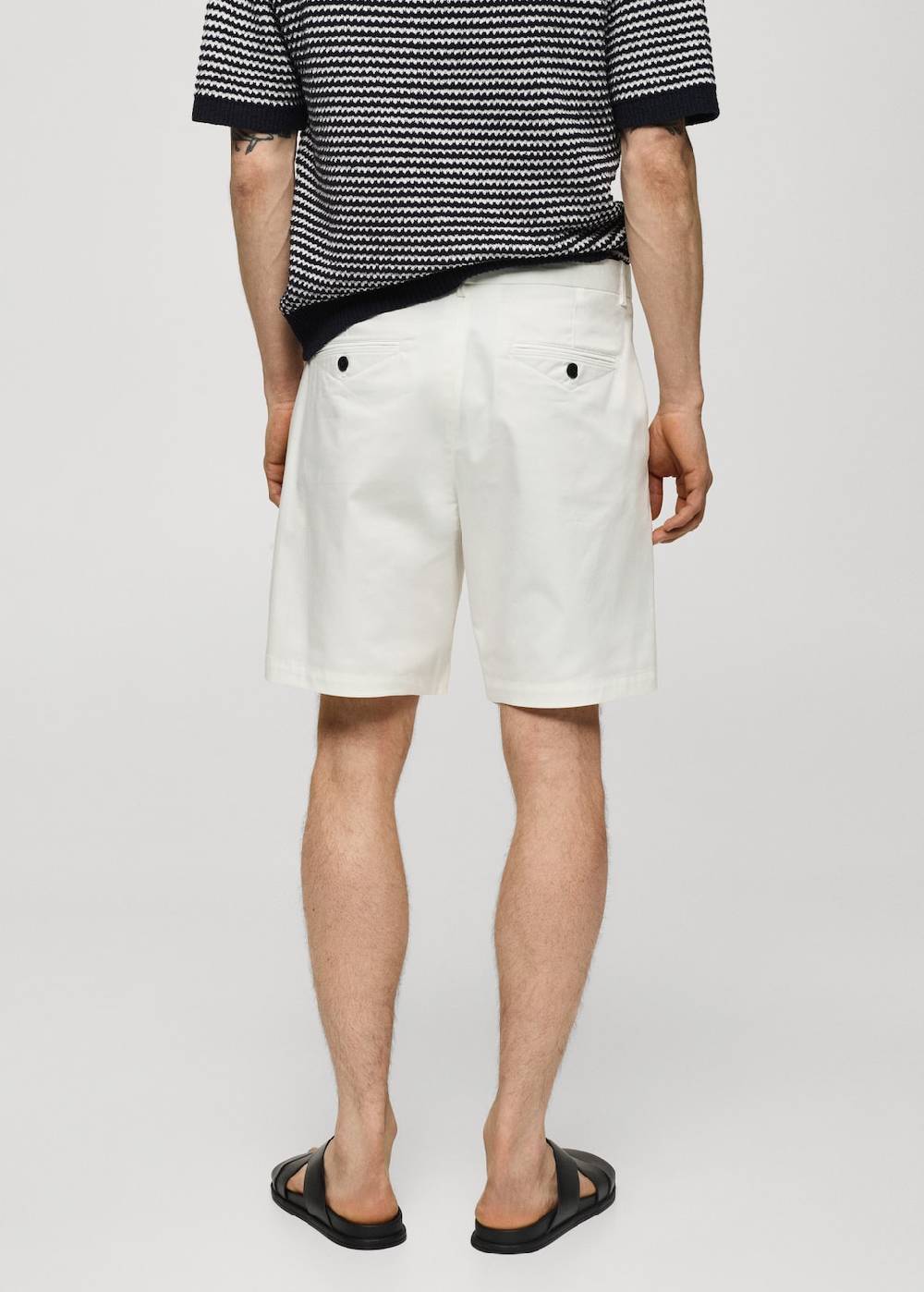 Mango Slim Fit-Bermudashorts aus Baumwolle Sonderangebot