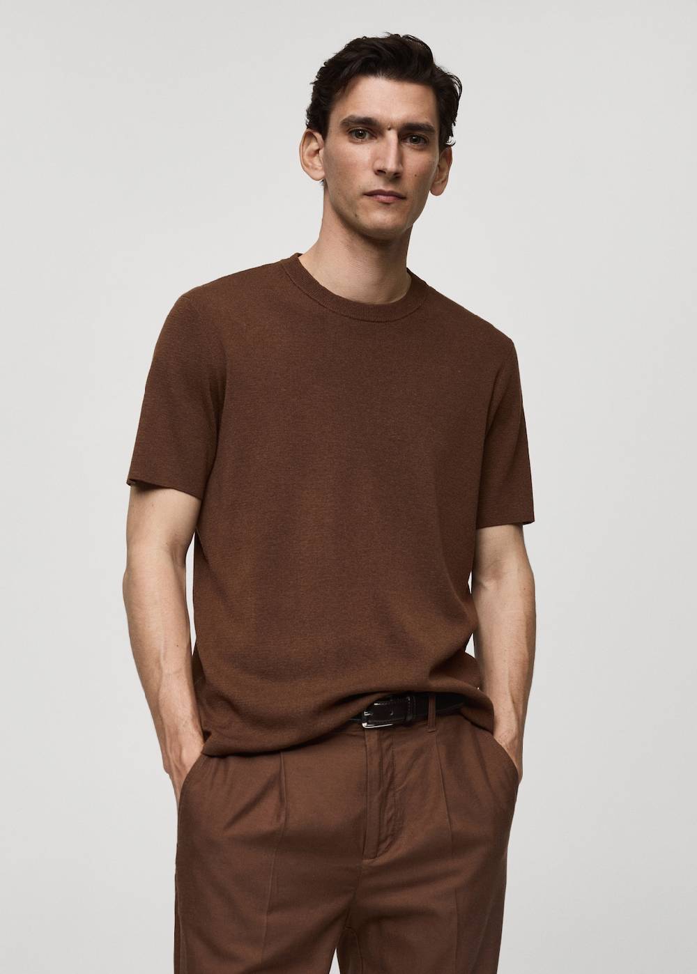 Mango Strickshirt aus Baumwolle Rabatt