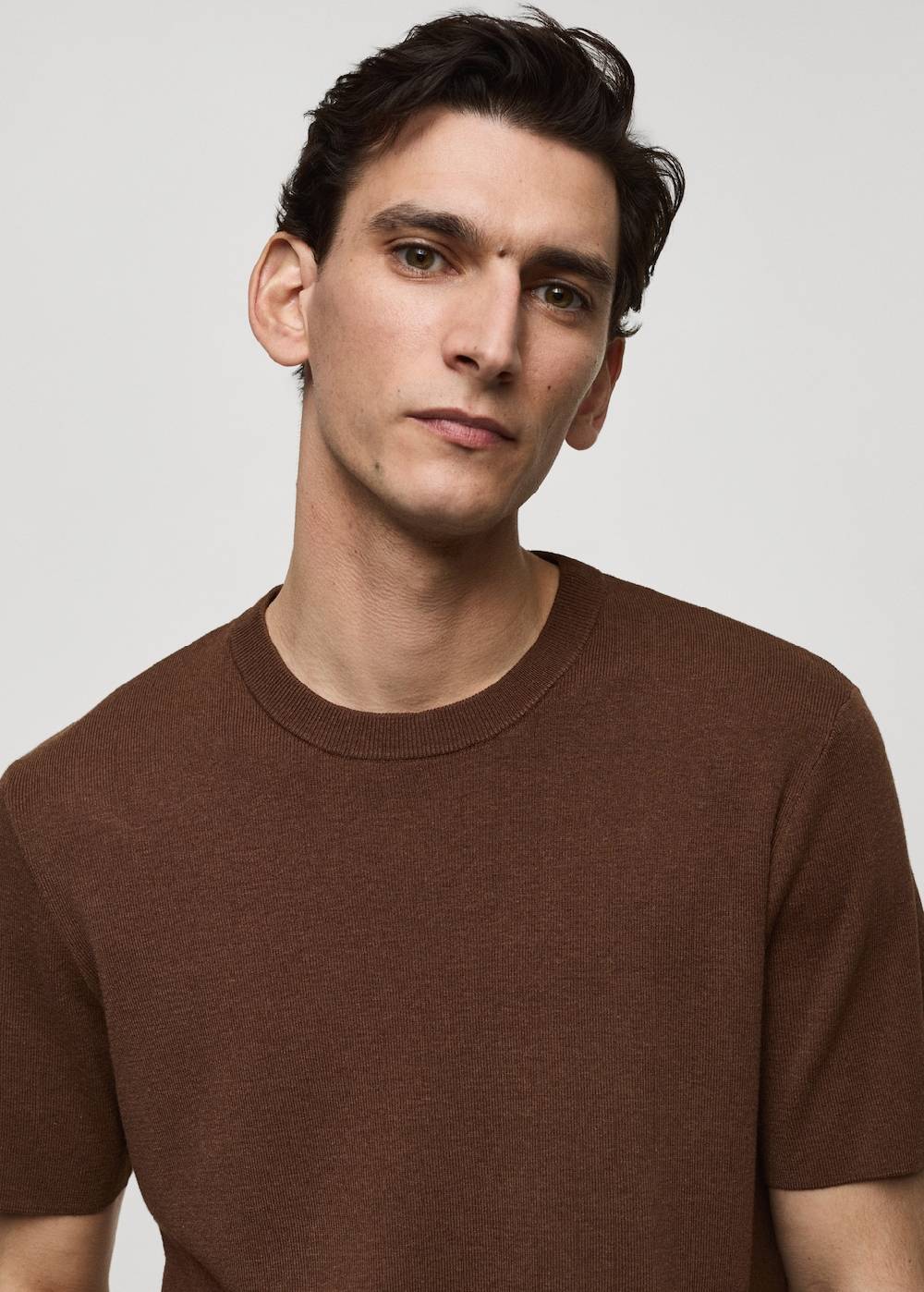 Mango Strickshirt aus Baumwolle Rabatt