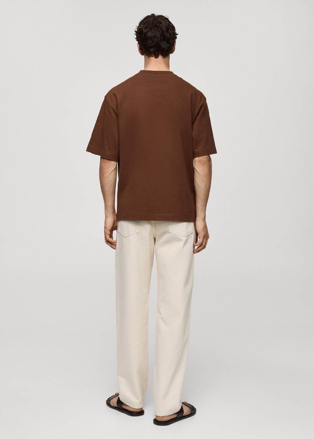 Mango T-Shirt aus 100 % Baumwolle mit Tasche Online Shopping