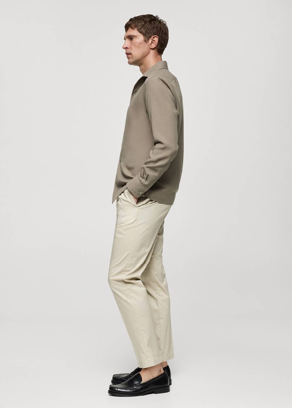 Mango Regular Fit-Hemd aus Lyocell Preisnachlass