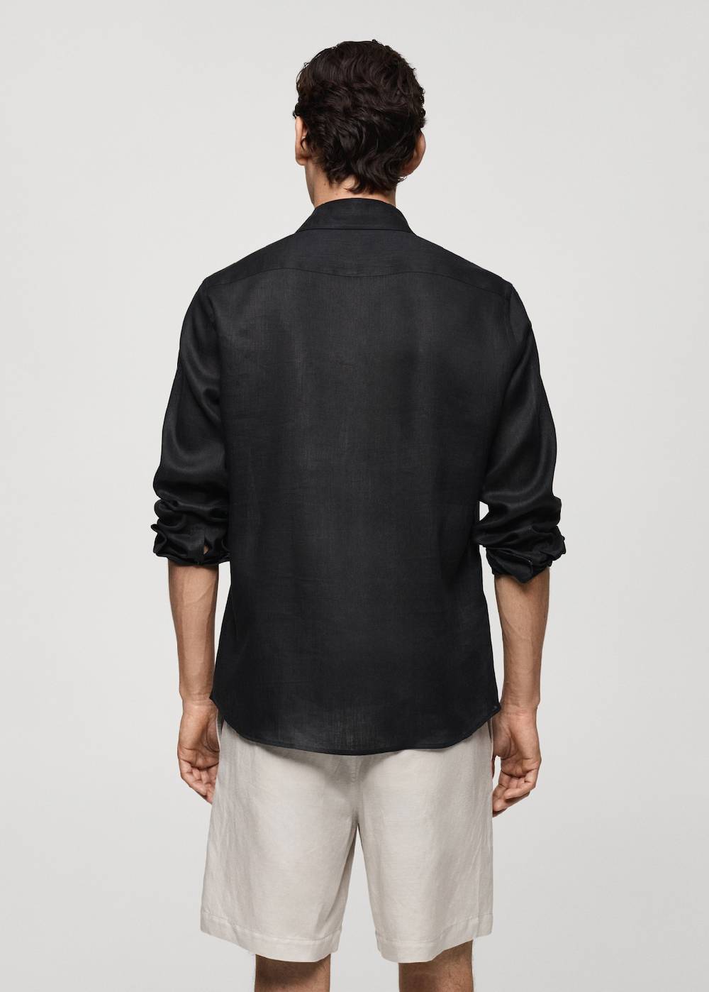 Mango Regular Fit-Hemd aus 100 % Leinen Weihnachtsangebot