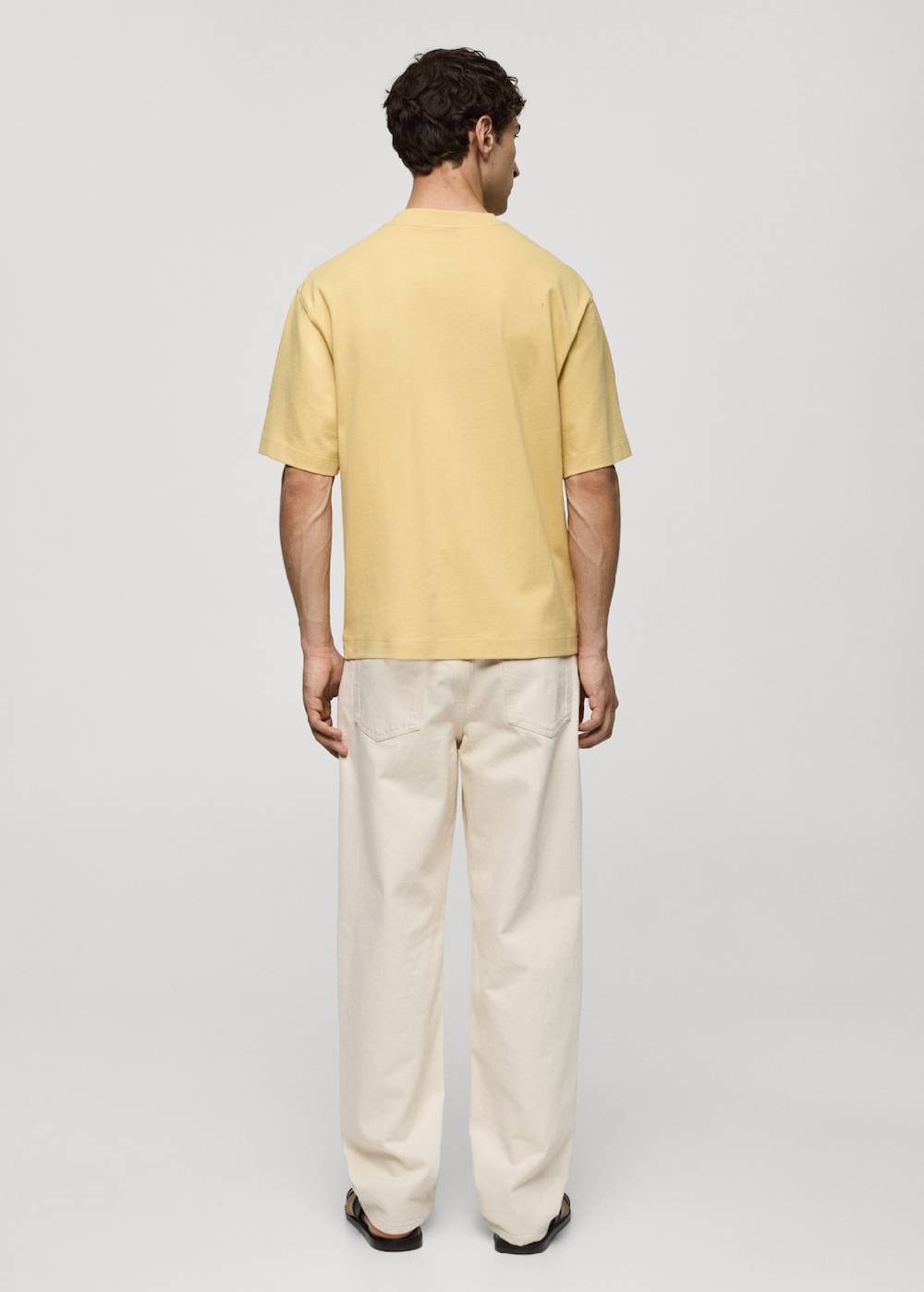 Mango T-Shirt aus 100 % Baumwolle mit Tasche Osterangebot