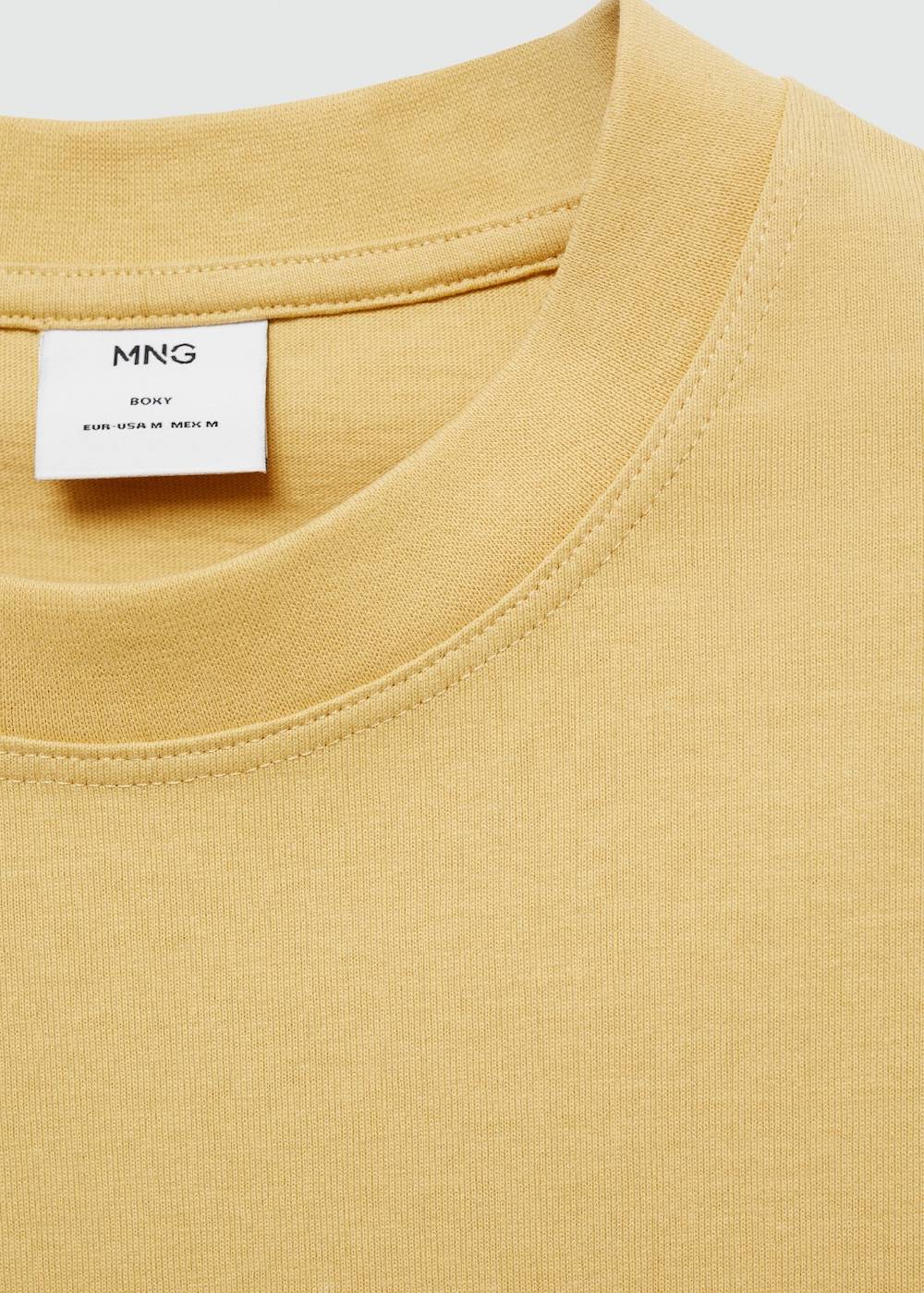 Mango T-Shirt aus 100 % Baumwolle mit Tasche Osterangebot