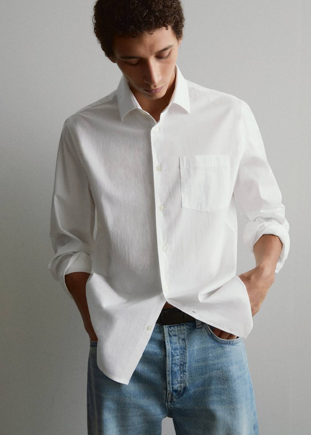 Mango Classic Fit-Hemd aus Popeline Muttertagsangebot