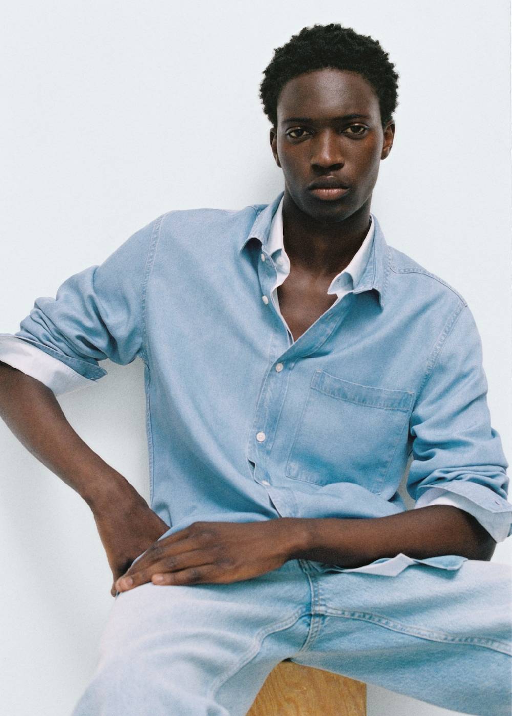 Mango Regular-Fit-Hemd aus 100 % Tencel Vatertagsangebot
