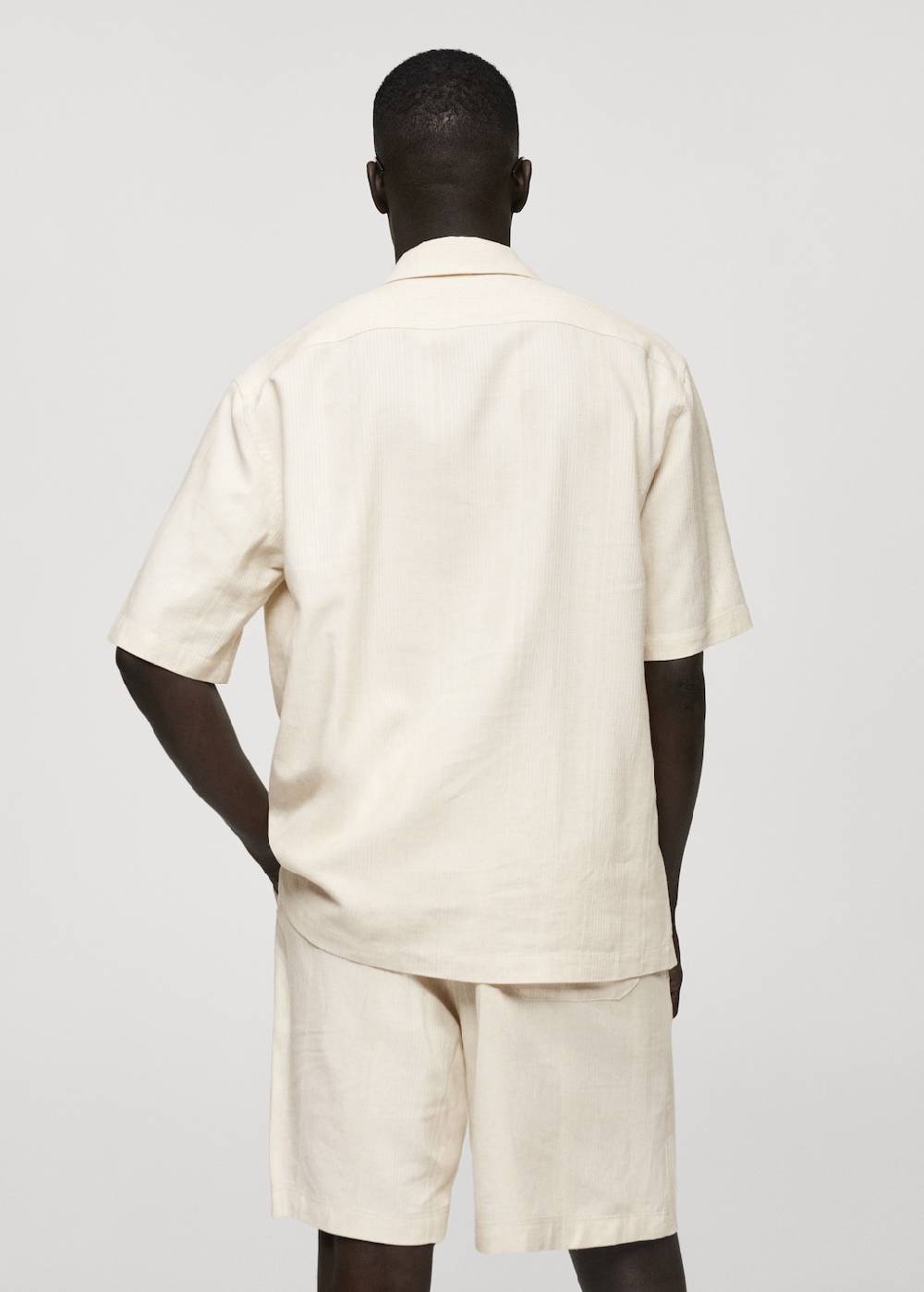 Mango Relaxed-Fit-Hemd aus Leinengemisch Online Outlet