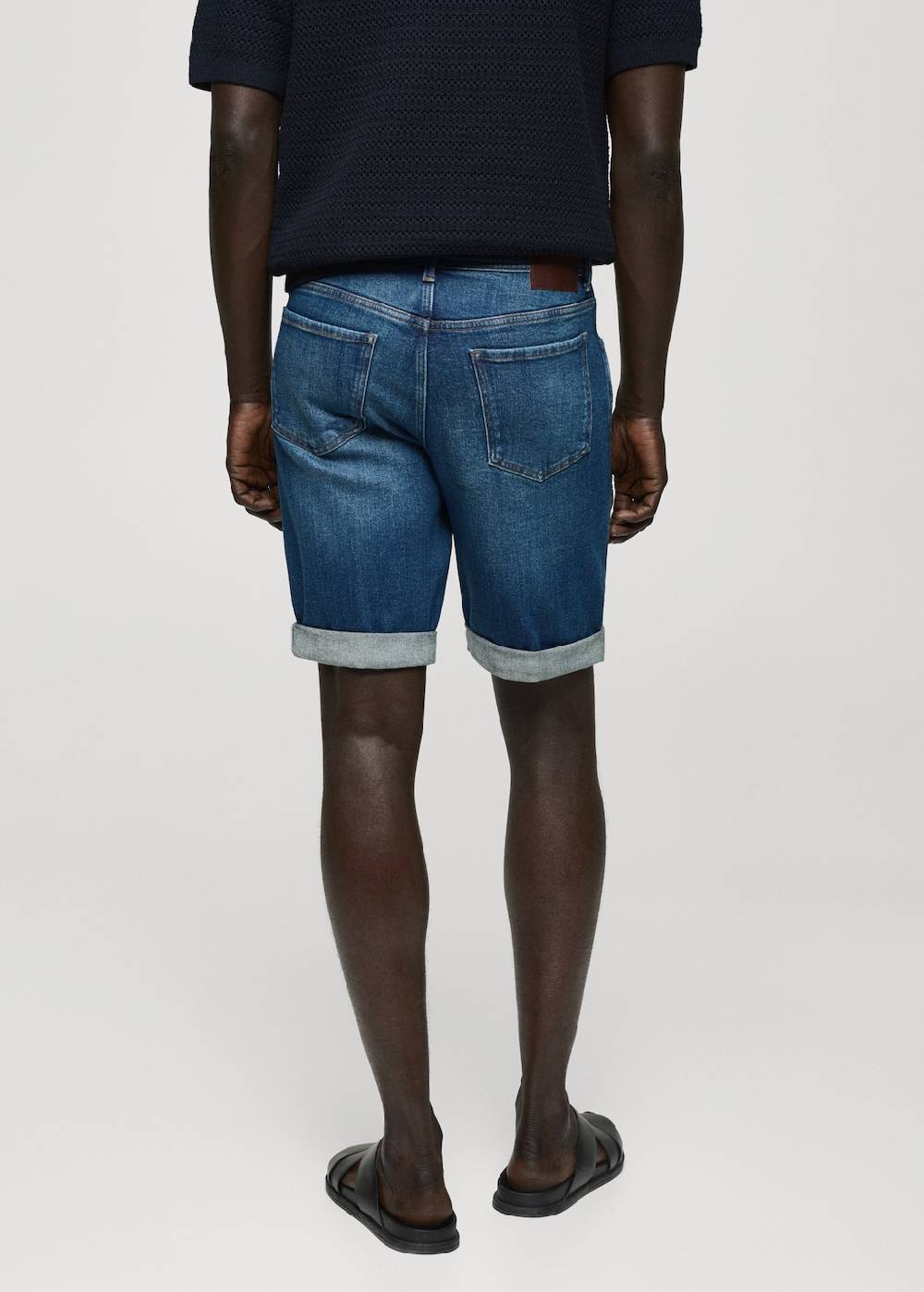 Mango Slim Fit-Jeans-Bermudashorts Zeitlich begrenztes Angebot