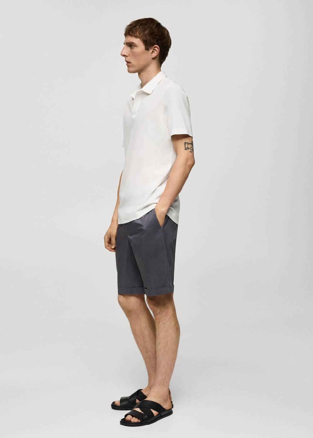 Mango Slim Fit-Poloshirt aus Baumwoll-Piqué Sonderangebote