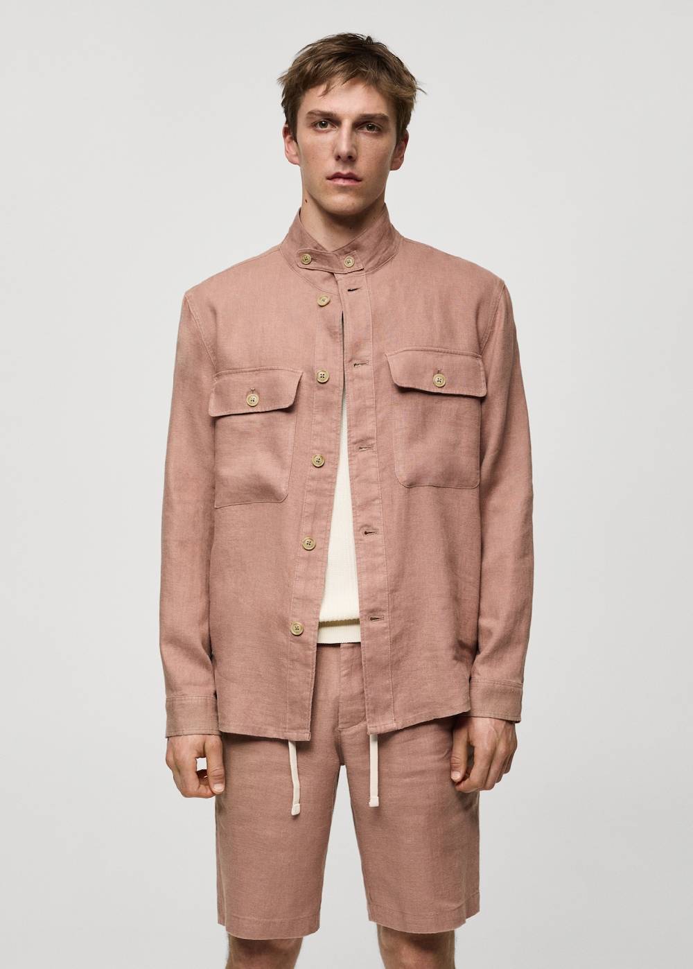 Mango Overshirt aus 100 % Baumwolle mit Taschen VIP-Rabatte