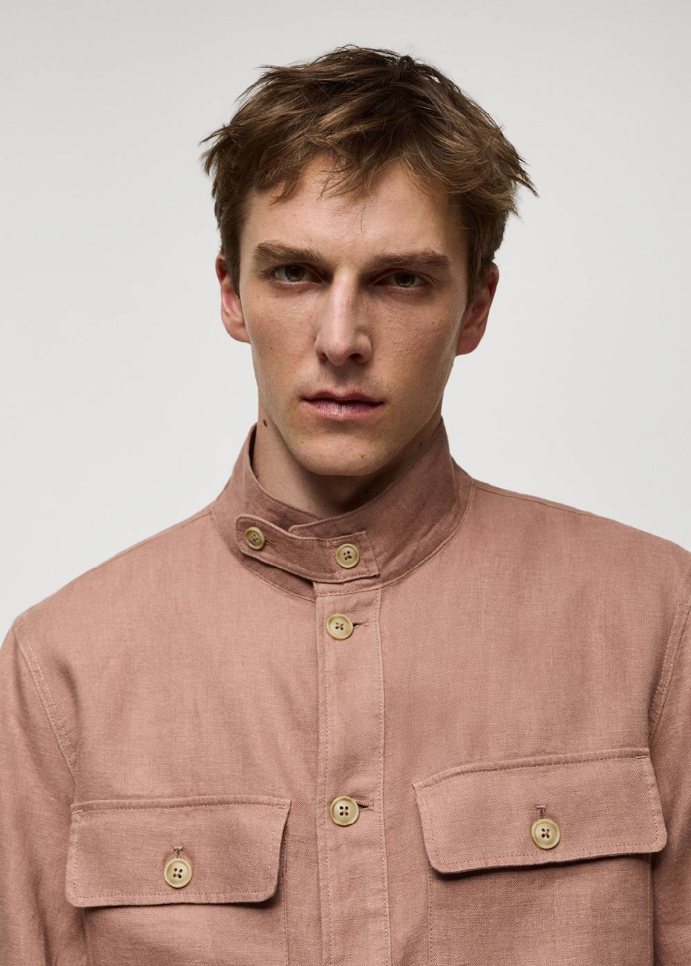 Mango Overshirt aus 100 % Baumwolle mit Taschen VIP-Rabatte