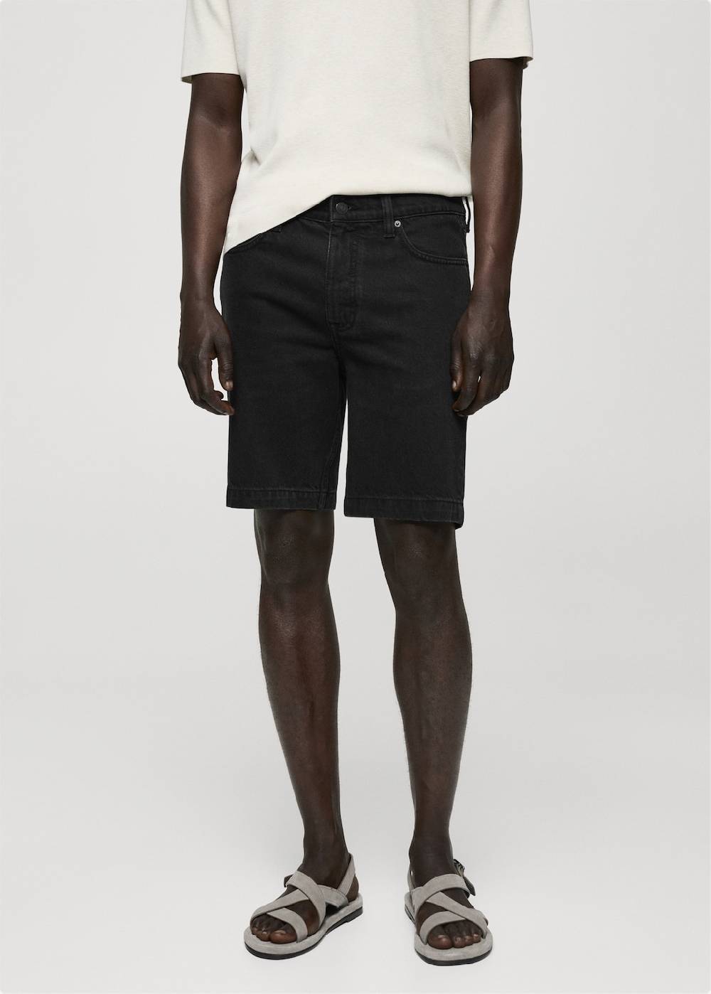 Mango Regular Fit-Bermudashorts aus Jeans Super Sparpreis
