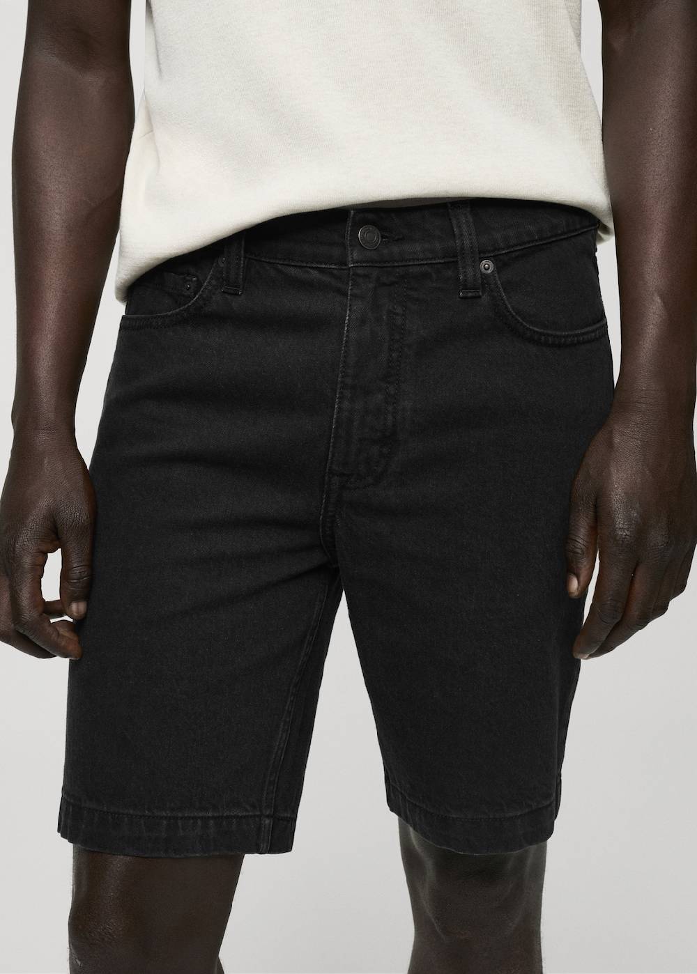 Mango Regular Fit-Bermudashorts aus Jeans Super Sparpreis