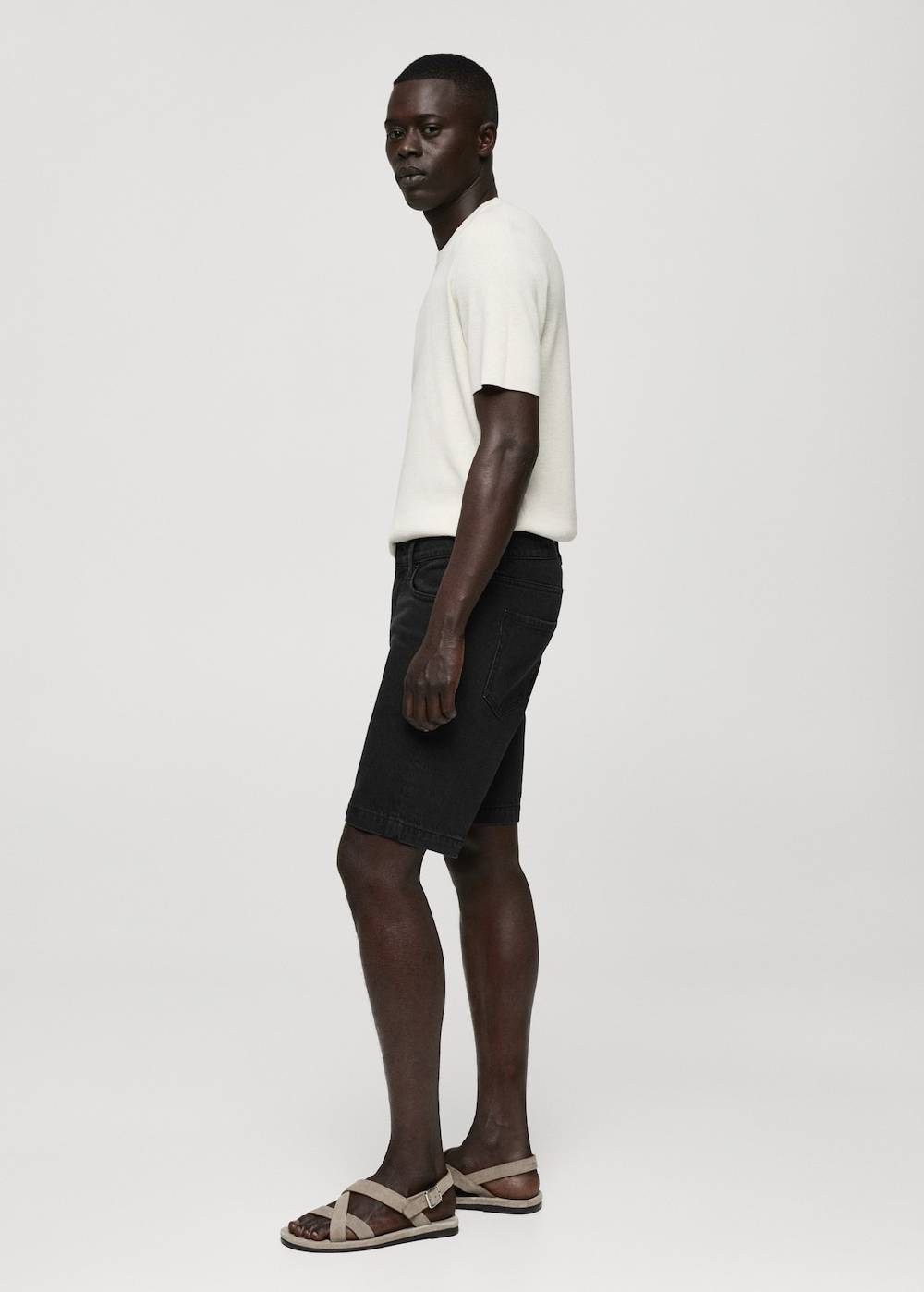 Mango Regular Fit-Bermudashorts aus Jeans Super Sparpreis