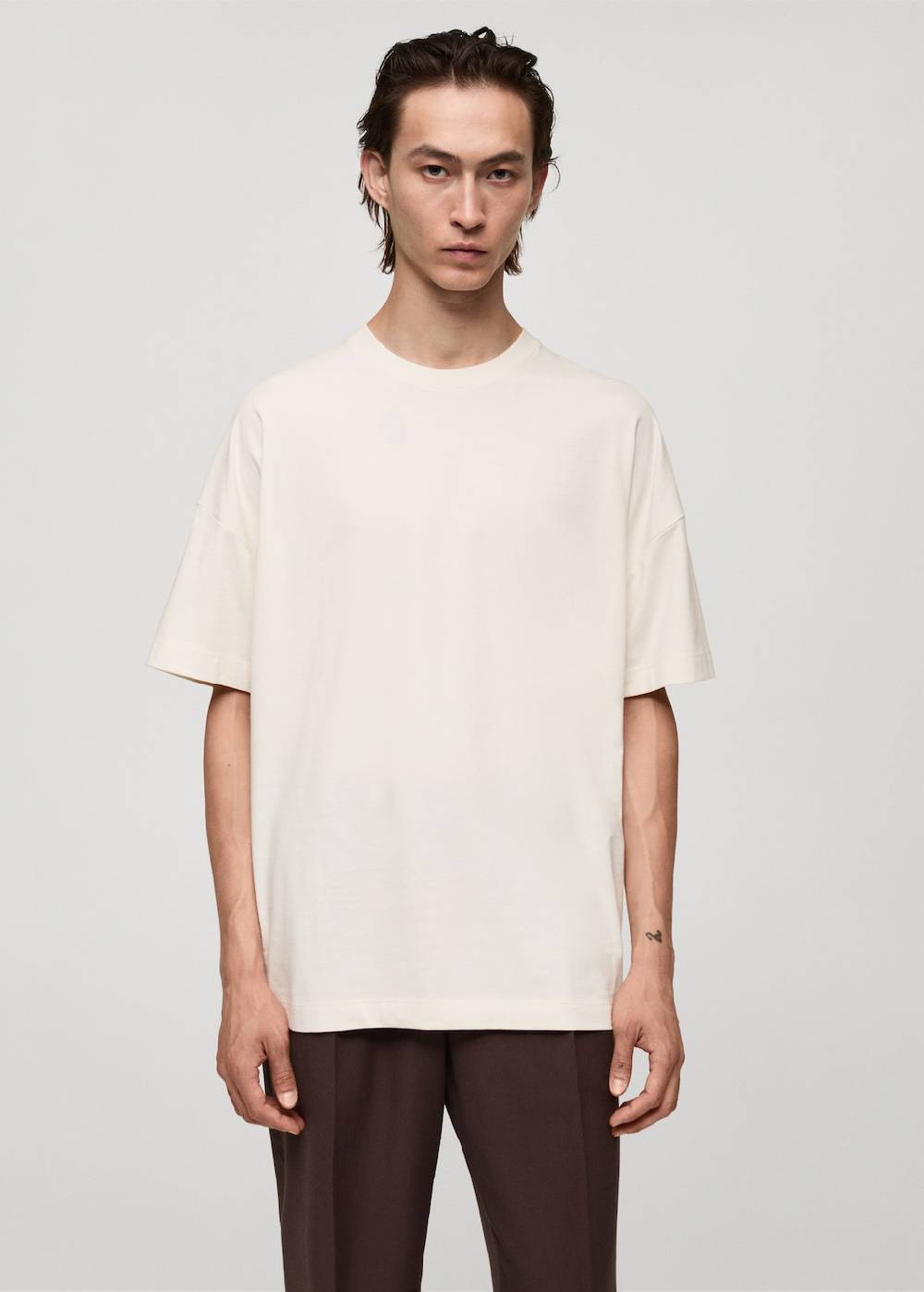 Mango Oversized-T-Shirt aus 100 % Baumwolle Wochenangebot