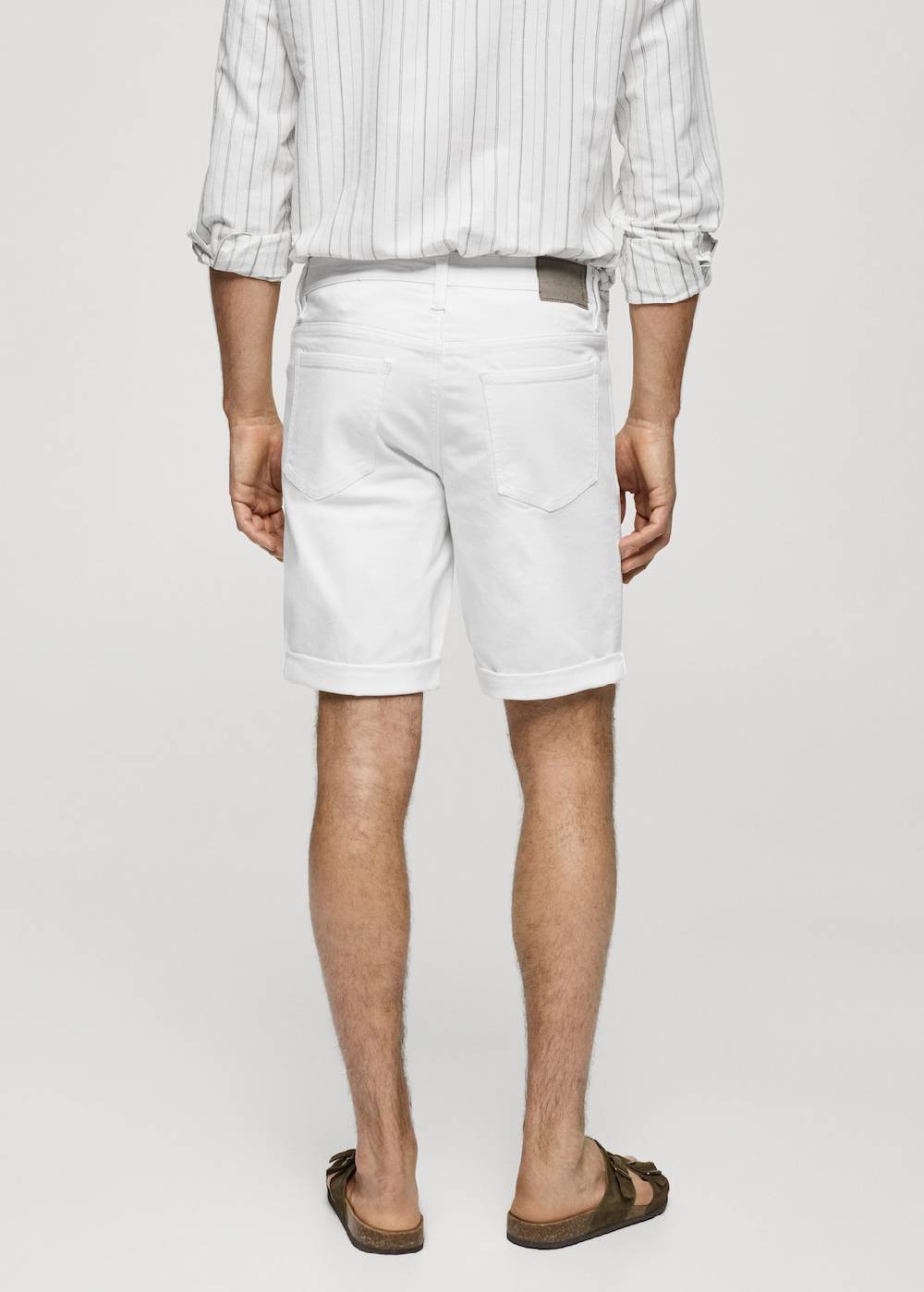 Mango Slim Fit-Jeans-Bermudashorts Letzte 3 Tage