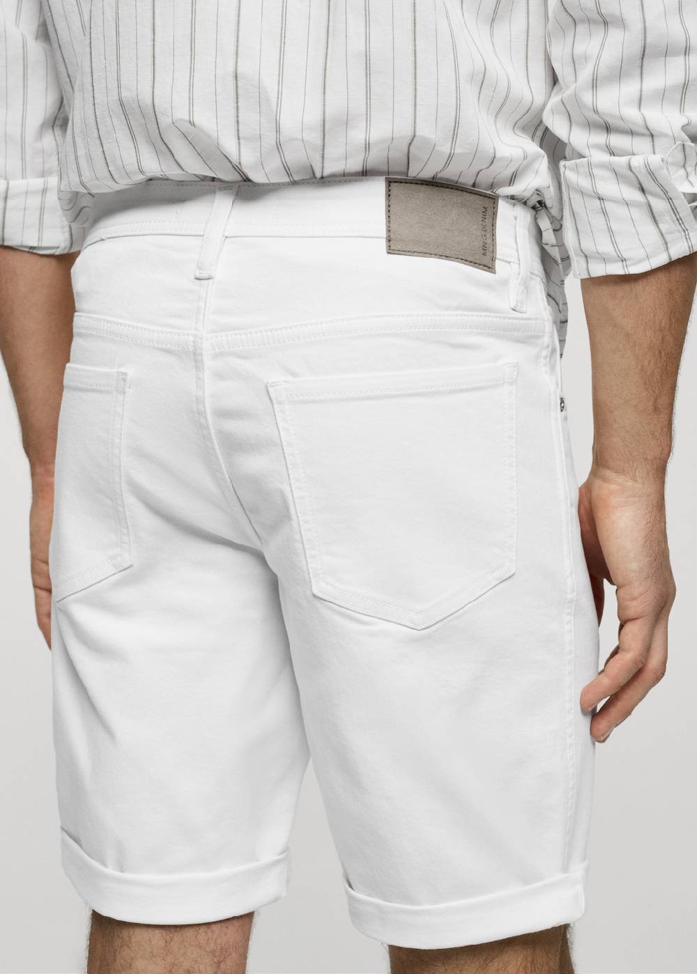 Mango Slim Fit-Jeans-Bermudashorts Letzte 3 Tage