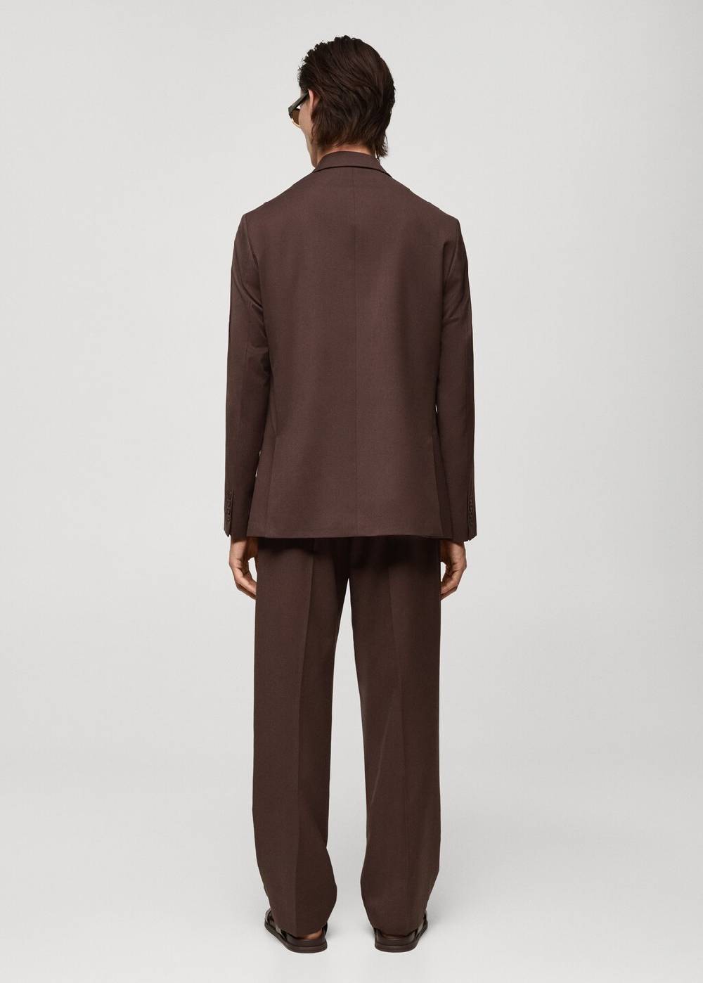 Mango Regular Fit-Anzughose mit Bundfalten Kostenloser Versand international