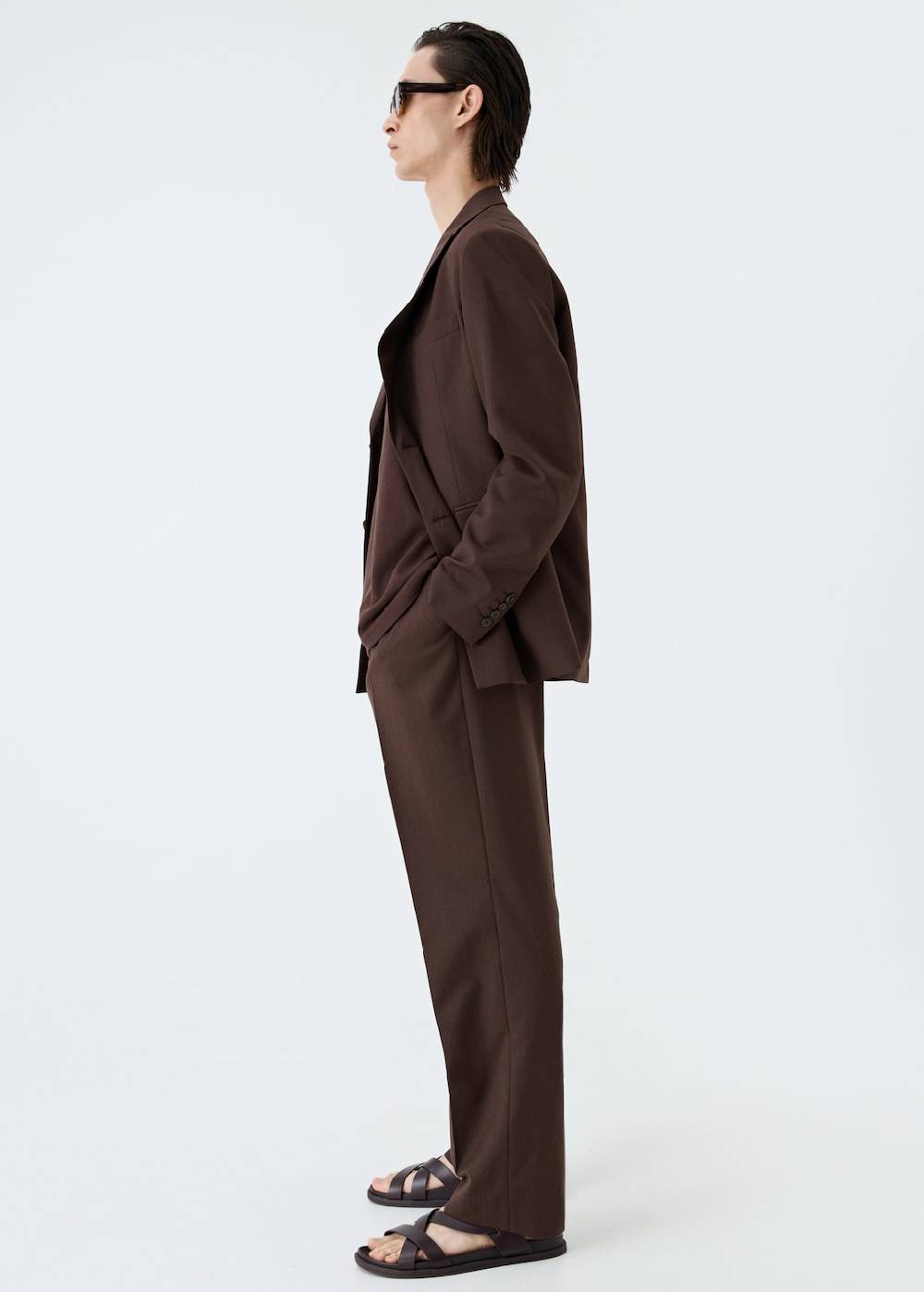 Mango Regular Fit-Anzughose mit Bundfalten Kostenloser Versand international