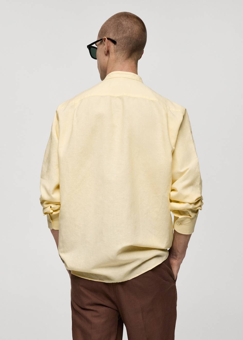 Mango Classic Fit-Leinenhemd Speichern exportieren