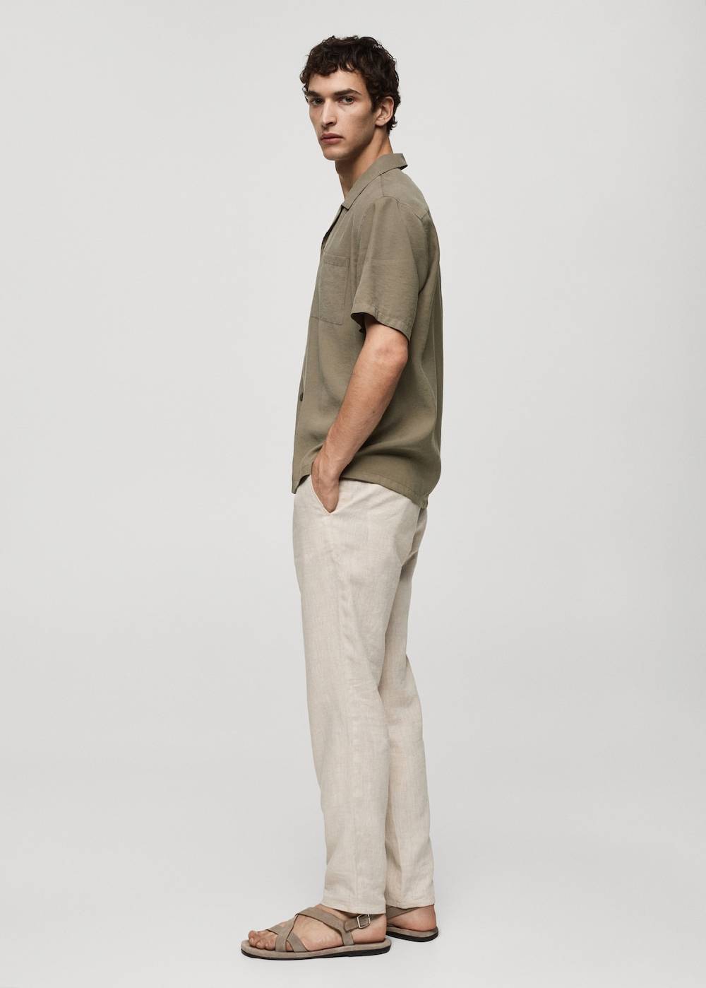Mango Regular-Fit-Hemd aus Baumwolle und Modal zollfrei