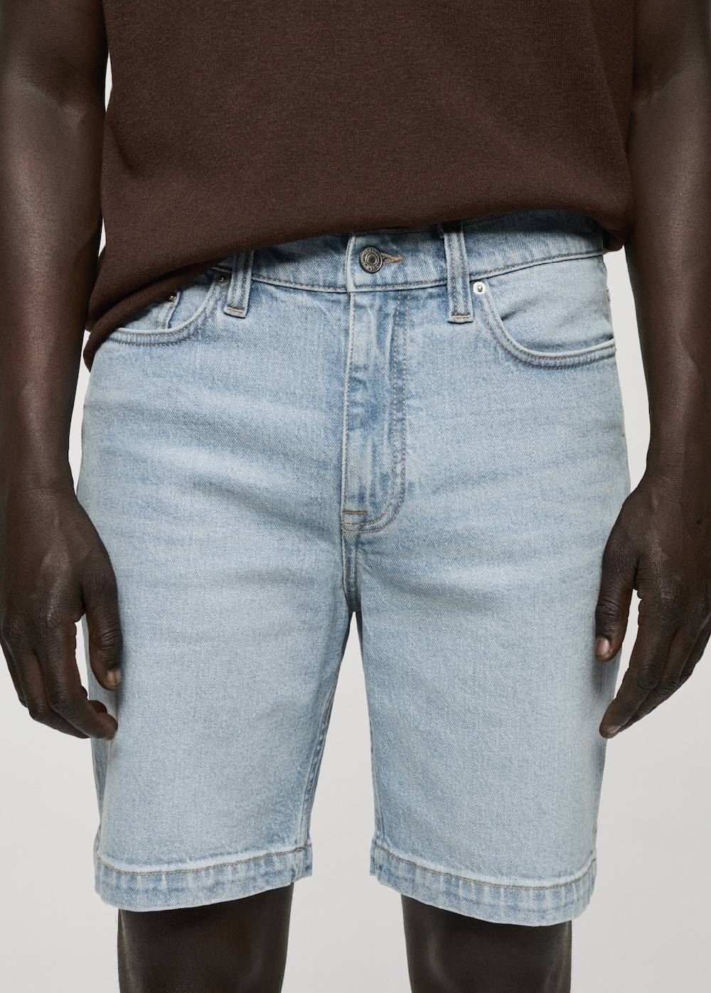 Mango Regular Fit-Bermudashorts aus Jeans 50% Rabatt für begrenzte Zeit