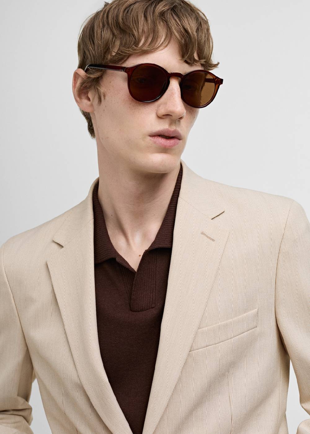 Mango Slim Fit-Anzugsakko aus Stretchbaumwolle Outlet