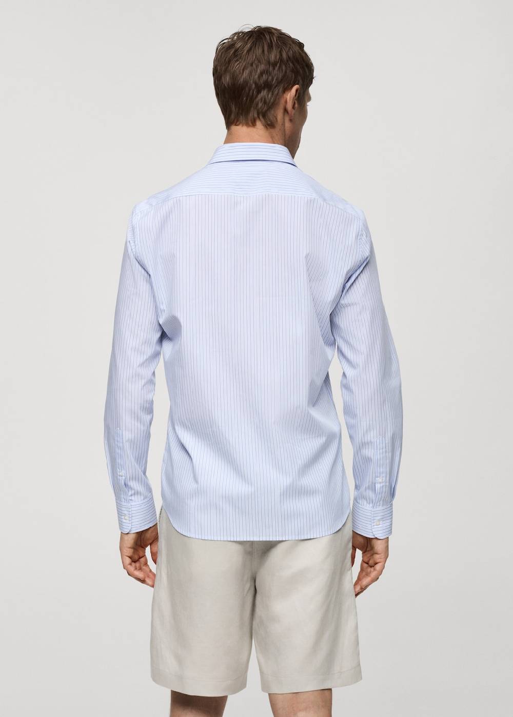 Mango Gestreiftes Regular-Fit.Hemd aus 100 % Baumwolle Auslauf