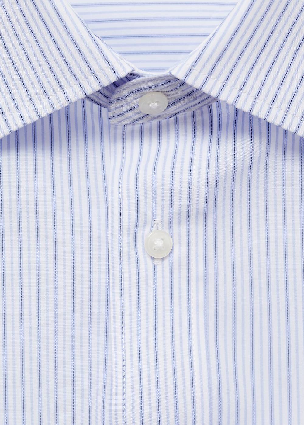 Mango Gestreiftes Regular-Fit.Hemd aus 100 % Baumwolle Auslauf