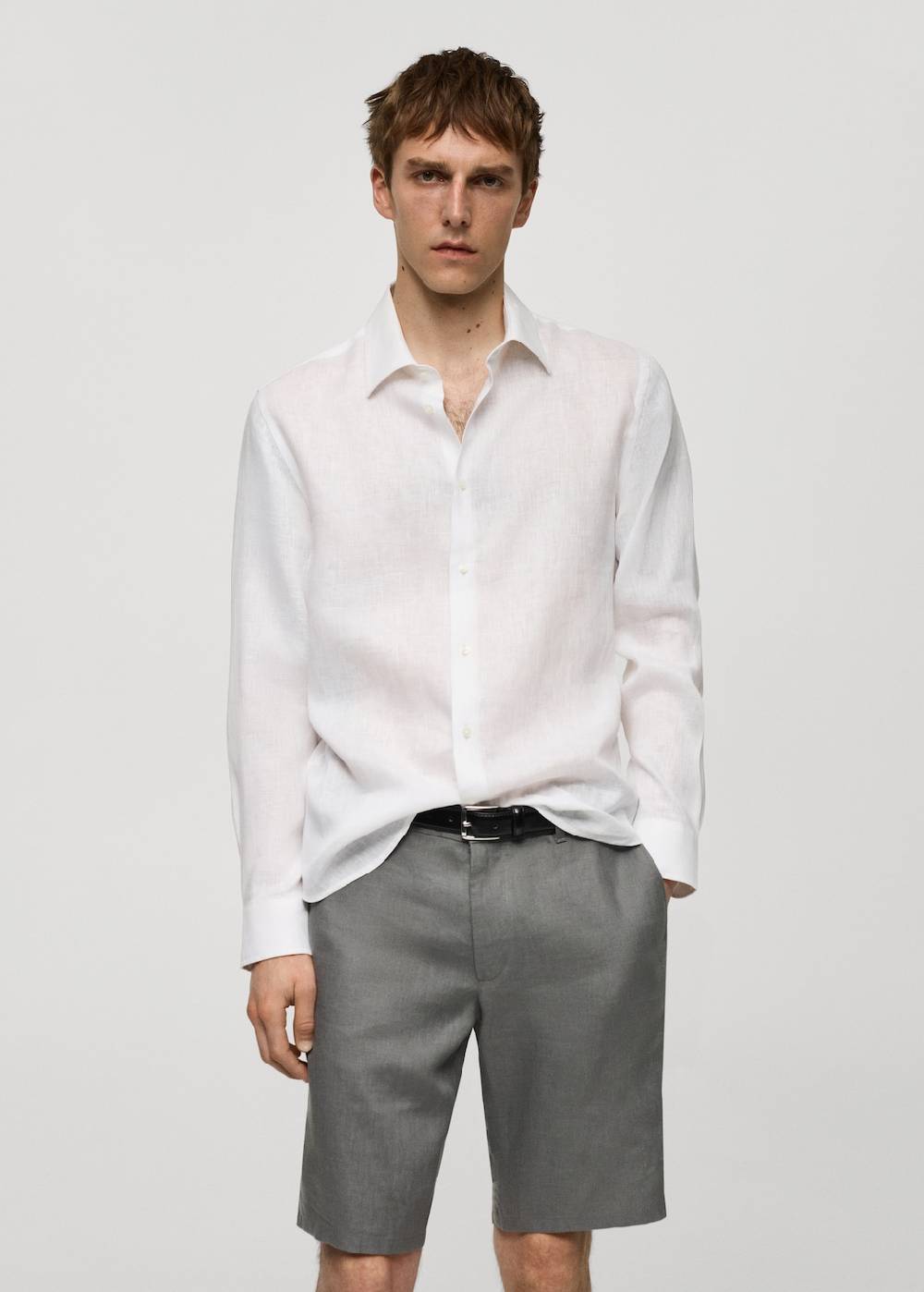 Mango Regular Fit-Hemd aus 100 % Leinen Hotsell