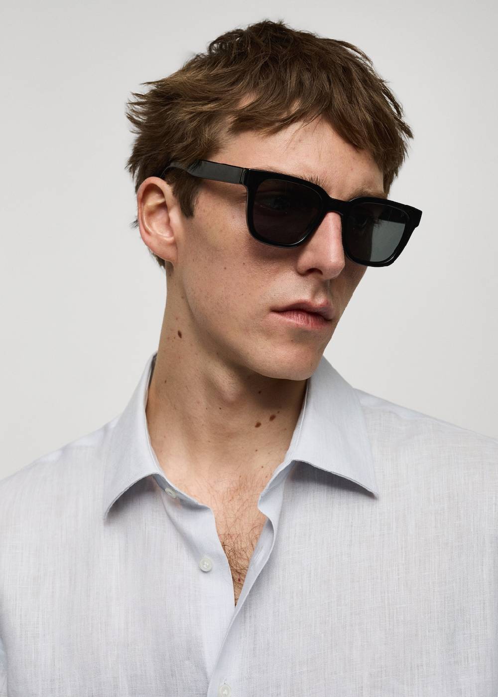 Mango Regular Fit-Hemd aus 100 % Leinen im Angebot
