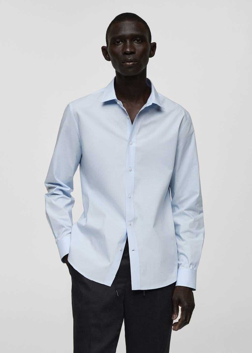 Mango Regular-Fit-Hemd aus 100 % Baumwolle Schlussverkauf