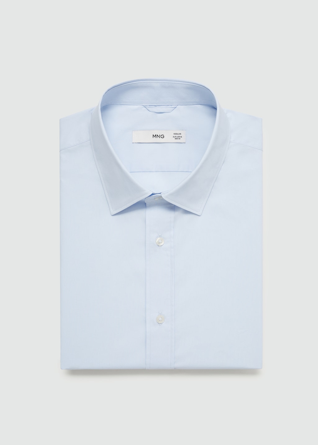 Mango Regular-Fit-Hemd aus 100 % Baumwolle Schlussverkauf