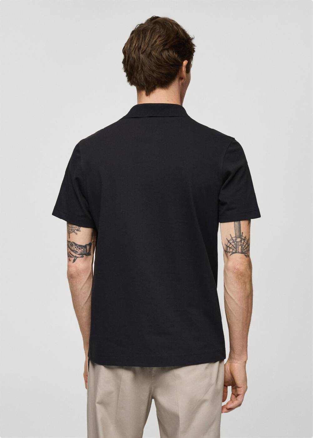 Mango Slim Fit-Poloshirt aus Baumwoll-Piqué Günstiger Verkauf