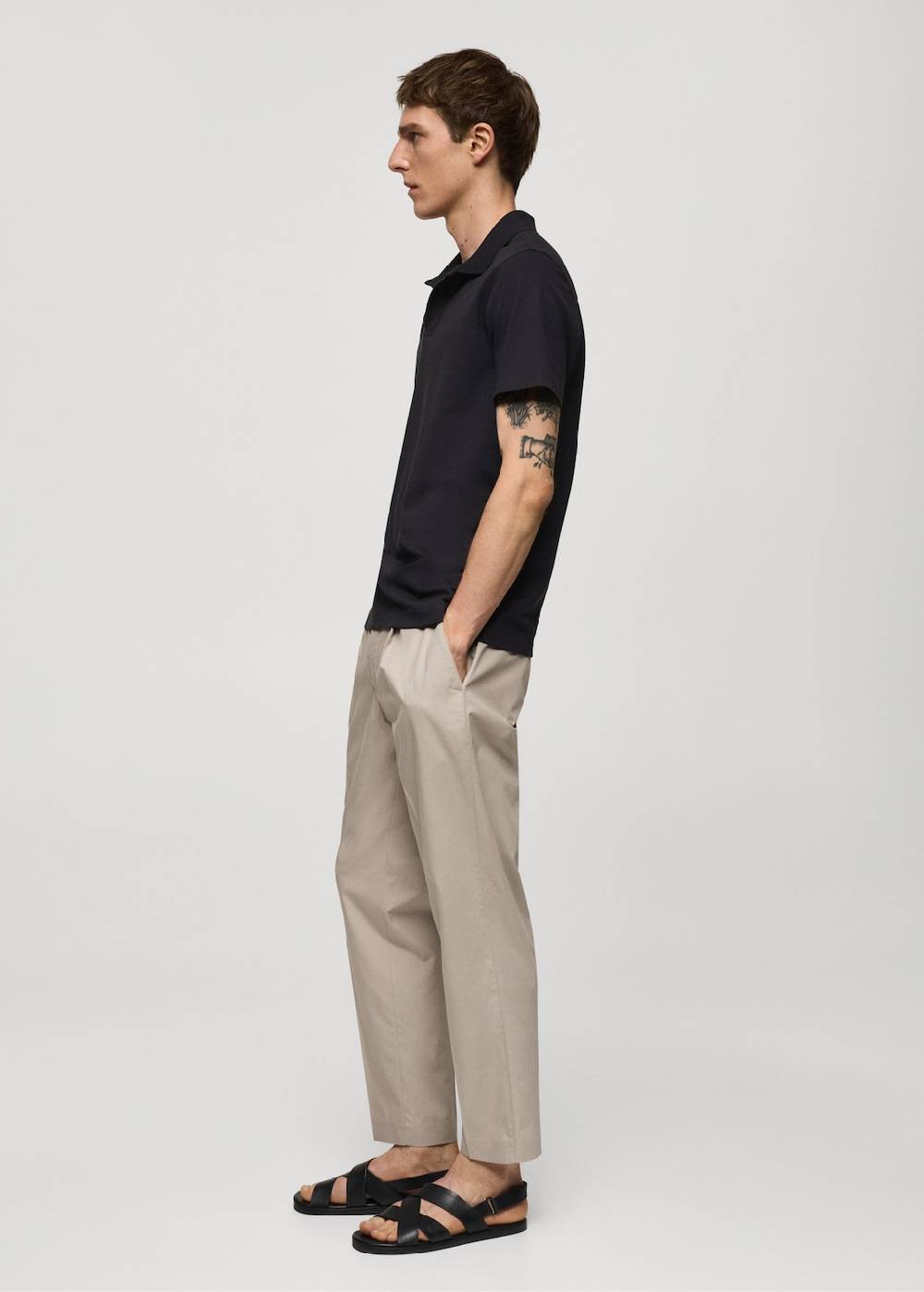 Mango Slim Fit-Poloshirt aus Baumwoll-Piqué Günstiger Verkauf