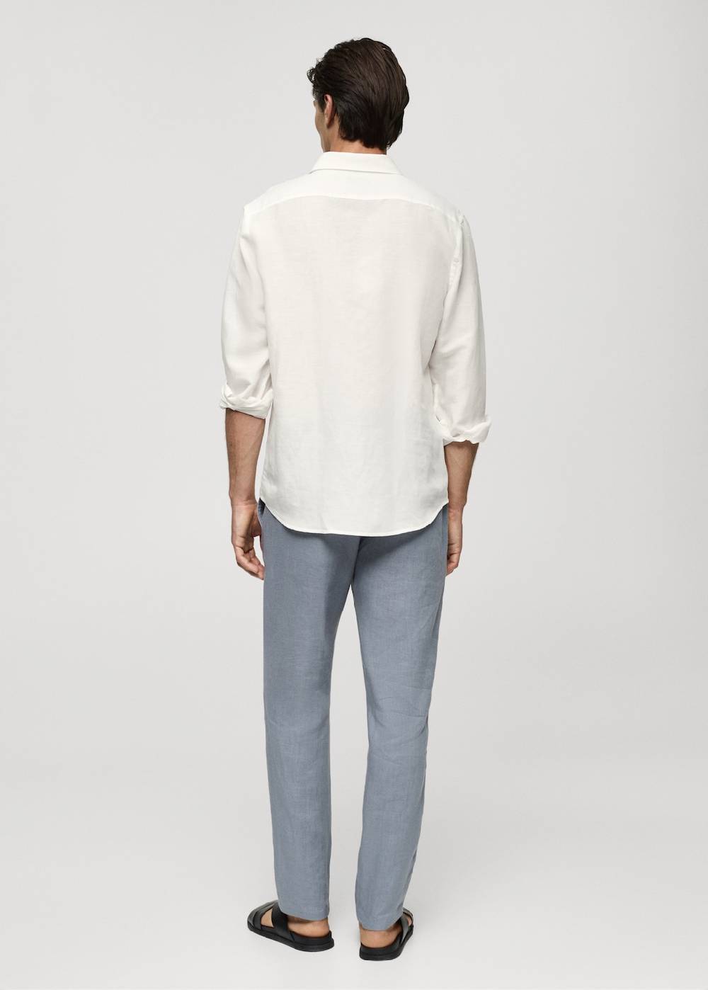 Mango Relaxed-Fit-Hemd aus Leinen mit Tencel Fabrikverkauf