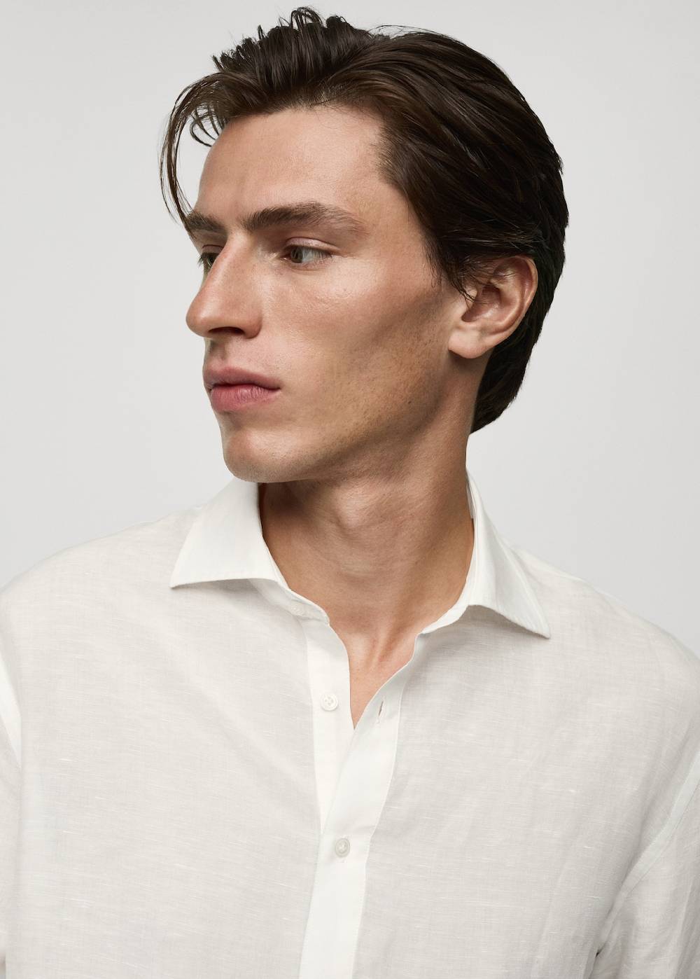 Mango Relaxed-Fit-Hemd aus Leinen mit Tencel Fabrikverkauf